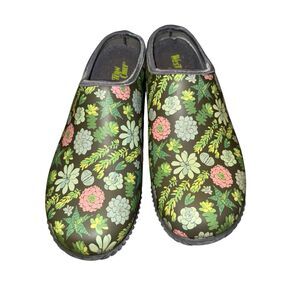 Western‎ Chief Garden Clogs Floral Plants Waterproof Size 10